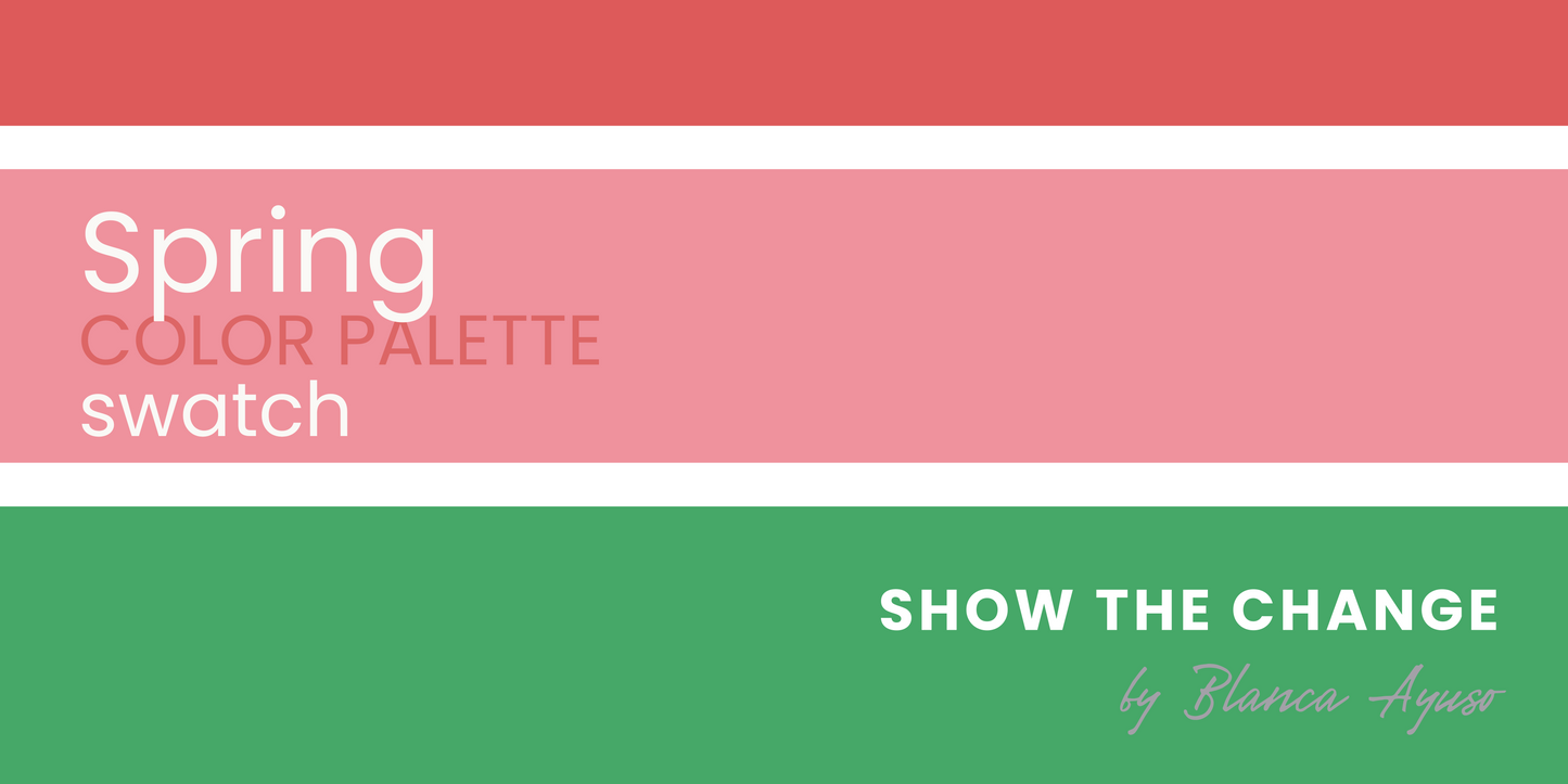 Digital color palette - Spring palette