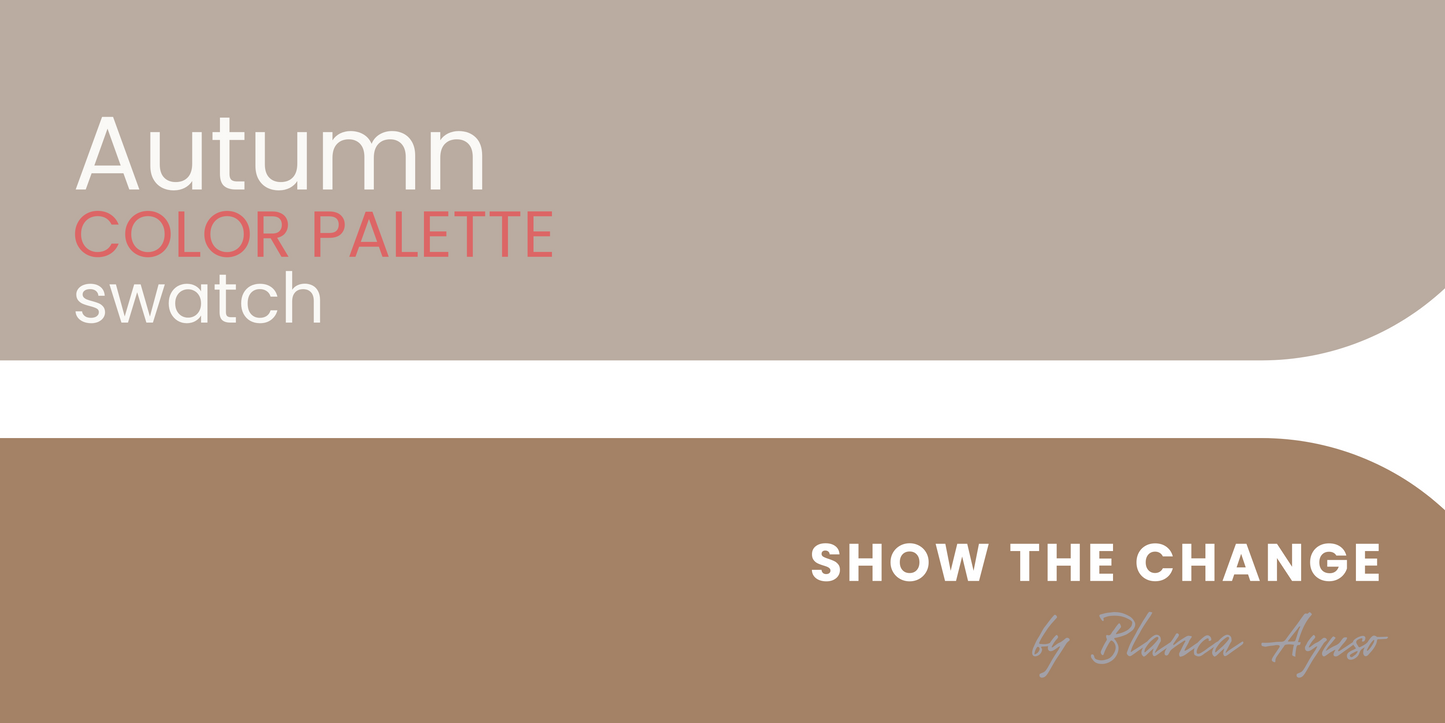 Digital color palette - Autumn palette