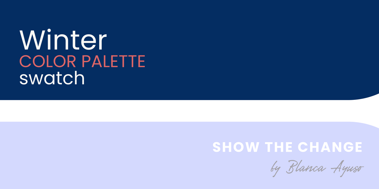 Digital color palette - Winter palette