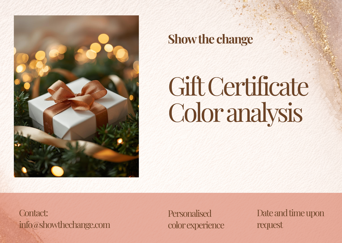 Gift Certificate – In-Person Color Analysis