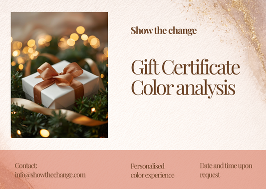 Gift Certificate – In-Person Color Analysis